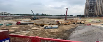 光明区轨道13号线车辆段片区02-11地块桩基及支护工程2023.10.23-10.29施工剪影