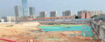 华润东莞火炼树项目一期D06地块桩基及基坑支护工程2024.12.6-12.15施工剪影