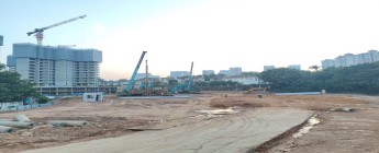 越秀地产里仁洞村F1-1地块基坑、桩基础工程2024.12.16-12.22施工剪影